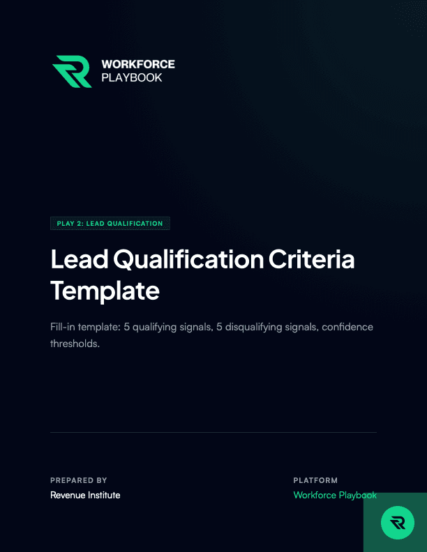 Preview of Lead Qualification Criteria Template