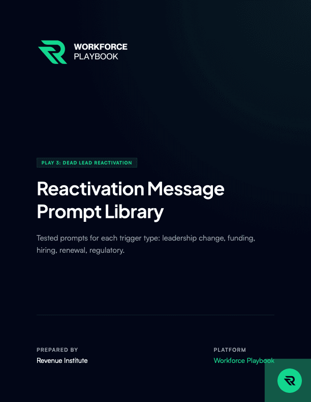 Preview of Reactivation Message Prompt Library